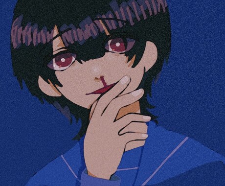 SNS用のアイコン作成します 病み絵や可愛い絵など色々な絵柄で依頼者に満足してもらえるよう イメージ2