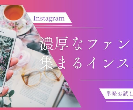 インスタがなぜ伸びないのか、フィードバックをします 総フォロワー6.7万人のインスタを育てた経験からアドバイス イメージ1