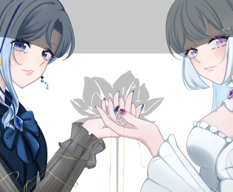 サムネやオリジナルMV用の1枚絵描きます 厚塗りでふわふわなイラストを描きます！ イメージ1