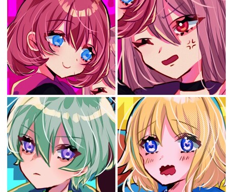 最短即日納品＊KAWAIIアイコンお描きします KAWAII絵柄のSNSアイコンをお描きします！ イメージ2