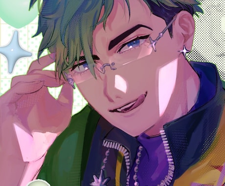 アイコン・サムネイル等のイラストを制作いたします 男性のイラストが得意です。ご要望に沿ったイラストを描きます。 イメージ1