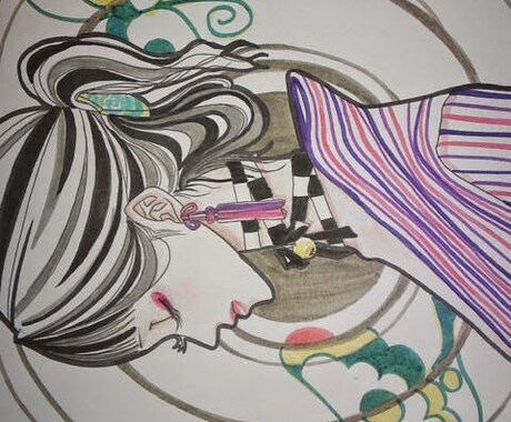 写真を元に手描きの似顔絵、もしくは貴方が思い描くオリジナルキャラクターを描かせて下さい。 イメージ2