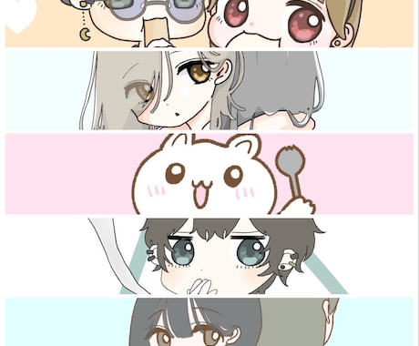 ゆる〜いかわいいイラスト描きます 追加料金ナシでお受けします！SNSのアイコンなどに！ イメージ2