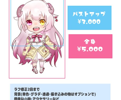 かわいいデフォルメイラスト描きます 商用利用ok！グッズ・アイコン等にどうぞ イメージ2
