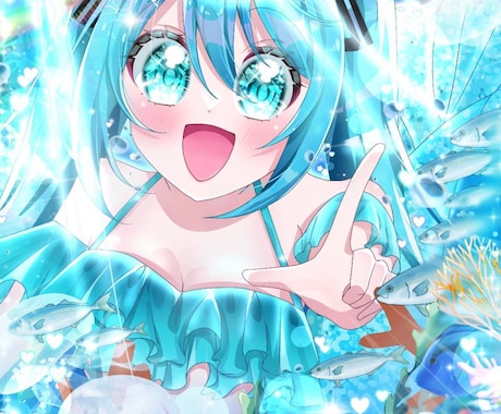安くて早い！キラキライラスト描きます アイコン／1枚絵／立ち絵など！お見積もり即対応☆ イメージ2