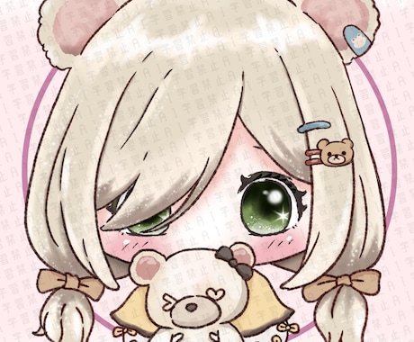 ほんわかかわいいSDキャラアイコン作成します 動画素材やSNS等に！商用・2次OK イメージ2
