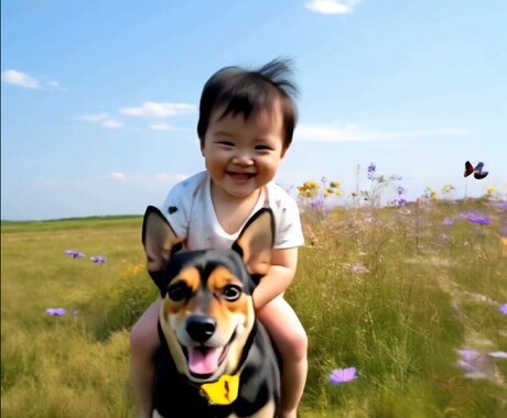 写真から、心に残る思い出ショート動画を作ります お子さん・ペット・ご家族の大切な瞬間を動画に イメージ1