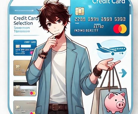 あなたに最適なクレジットカードをご提案します 年間10万ポイントの実績から導く、最強の1枚 イメージ1