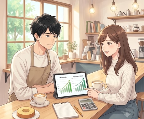 飲食店オーナーの「数字の悩み」、一緒に整理します 20年超の会計プロが、お店の数字をやさしく整理します イメージ1