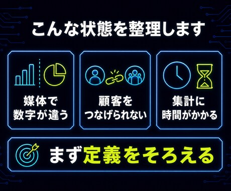 広告・GA4・CRMのデータ統合案を作ります 最大5データソースを、KPIから逆算して設計 イメージ2