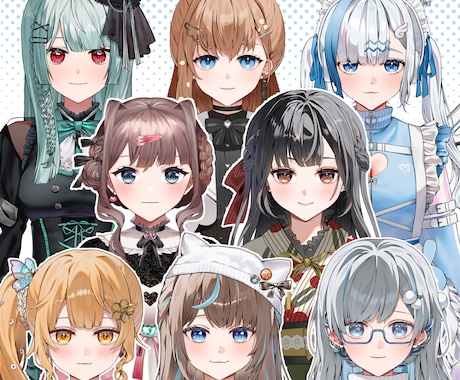VTuberイラストからモデリングまとめて作ります 女性・男性・中性モデル大歓迎！ イメージ2