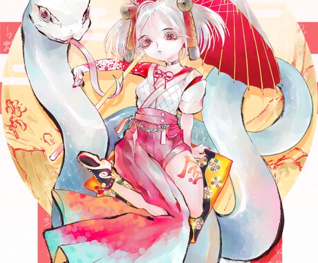 ココナラ！商用イラスト★描きます ご用途に合わせてラフ、配色、構図など細部まで承ります！ イメージ2