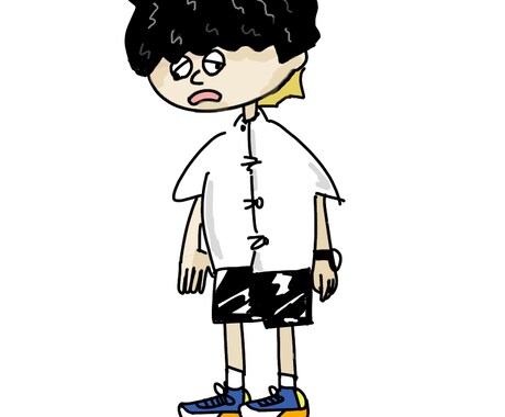 手書きでサラッとポップなイラスト描きます ポップでゆるいイラストを描きます。 イメージ2