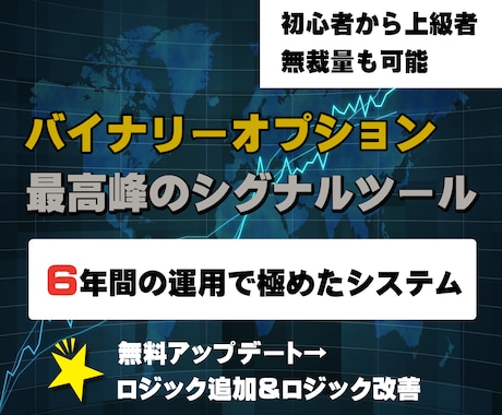 バイナリーオプションで無裁量で最終奥義になります バイナリーを攻略、安定したエントリー、圧倒的なトレードを継続 イメージ2