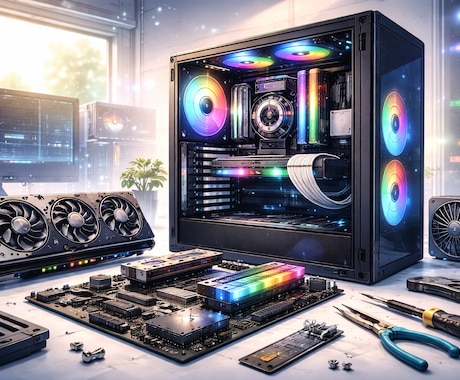 AIと専門家の知識を合わせて自作PC組立代行します PCの専門家と人工知能を足してあなたに最適なPCを組立します イメージ1