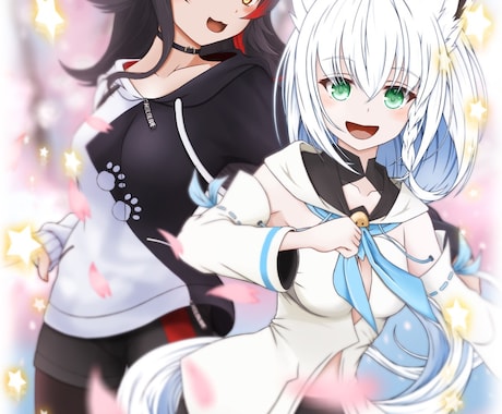 キャラクターの一枚絵制作します リクエストに応えたイラストを描きます! イメージ2