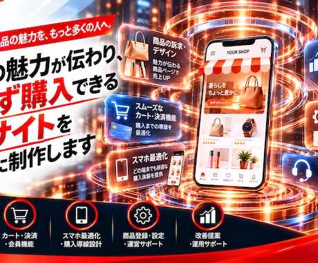 商品の魅力が伝わるECサイトを制作します イメージ1