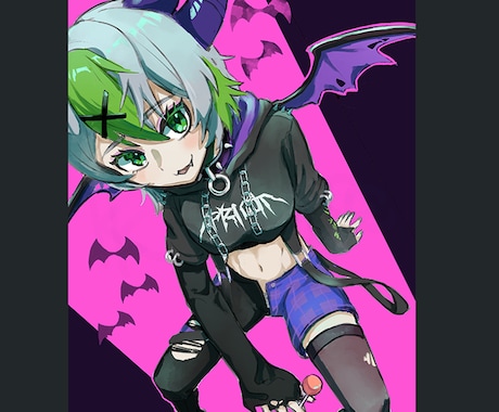 バストアップから全身まで！理想のイラスト描きます Vtuberさん、オリキャラ、TRPGキャラ描きます！ イメージ2
