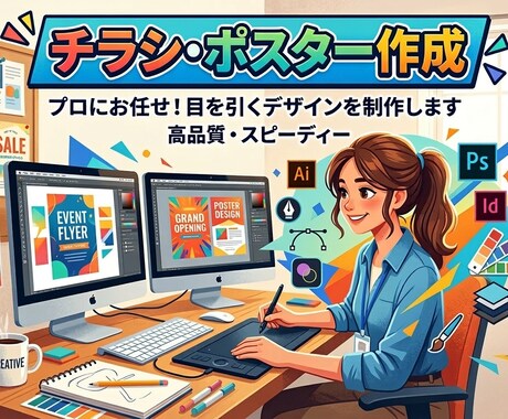 綺麗で見やすいデザインを作ります 見る人に情報が伝わりやすいデザインを制作します イメージ1