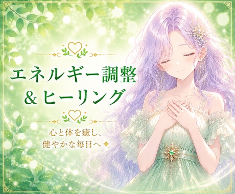 不調にサヨナラ✨️エネルギー調整します 健康✨️軽やかに✨️不調からの解放✨️ イメージ1