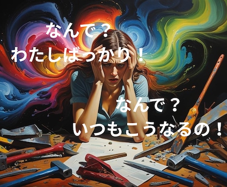 生きづらい人生を送っているあなたのお話しを聞きます 毎日頑張って生きているのにうまくいかない理由があります イメージ1