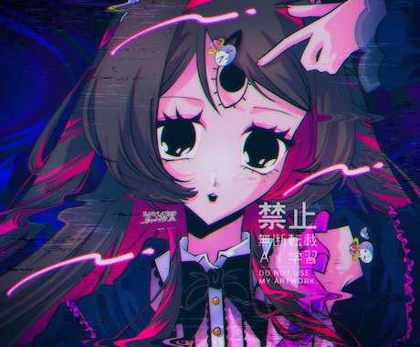 グッズやサムネに映えるバストアップイラスト描きます CDのジャケットや動画サムネイルなどにいかがですか？ イメージ2