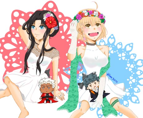 イラスト作成します アニメキャラなどの1枚イラスト作成します! イメージ2