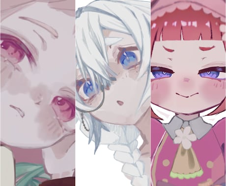 1枚絵お描きします 美しくも可愛らしい画風を探しているあなたに イメージ2