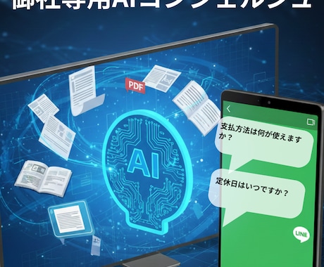 店舗/企業向け】FAQチャットボットを構築します ２４時間自動応答のチャットボットを構築します。 イメージ1