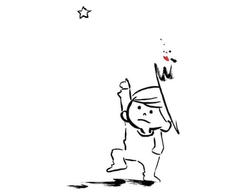 雰囲気から直感であなたらしいモノクロキャラにします 目を引く魅了溢れる、レトロでポップなアイコンに イメージ2