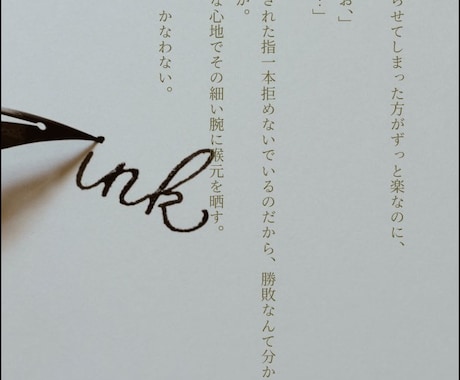 夢・BL小説執筆承ります 一次・二次創作書きます。GL・BL・NL・夢なんでもok イメージ2