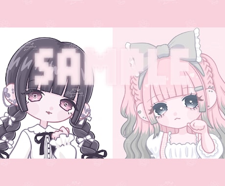 ちんまりかわいいちびキャラ制作します ゆるくて使いやすい♡グッズやスタンプなどに♩*゜ イメージ2