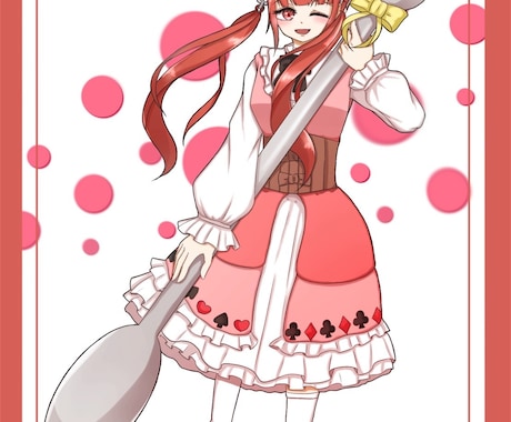明るくてふわふわで可愛い立ち絵描きます フリル、アイドル系、SDキャラの立ち絵はお任せください！ イメージ2