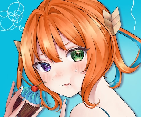 納期早め 超可愛いアイコンイラスト描きます 最短3日で納品可能！さらさらな髪もちもちな肌の塗り方が特徴！ イメージ1