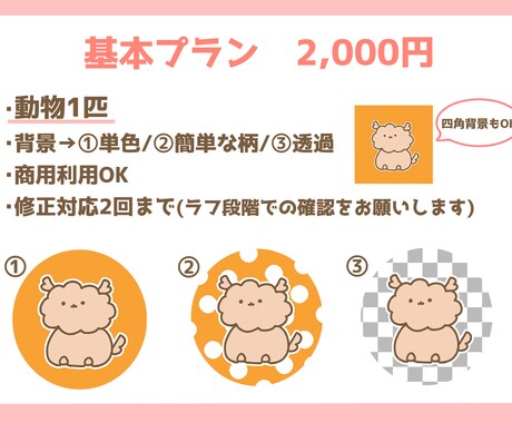 ゆるかわ動物・ペットSNS用アイコンを描きます 犬・猫・小動物なんでもOK！XやLINEアイコンにも！ イメージ2