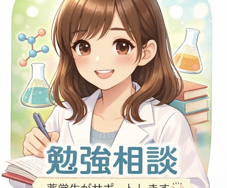 薬学生が勉強のお悩み相談に乗ります CBT・日常の勉強など何でもOK♬.*ﾟ イメージ1