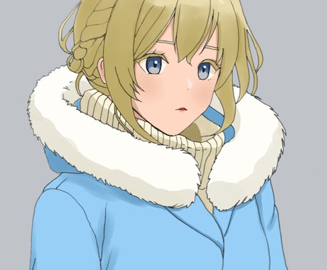 アニメ塗りします お持ちの線画をアニメ塗りします イメージ1