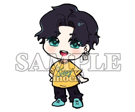 SD・ミニキャラ制作いたします LINEやSNSアイコン・ステッカーなどに利用可能です！ イメージ2
