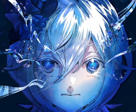 即日可！顔が命！表情が光るエモいイラスト描きます 用途自由！表情、顔に力を入れた目を惹くイラスト描きます！ イメージ2