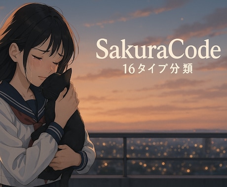16タイプ診断「SakuraCode」をします MBTI理論を発展させたSakuraCodeをあなたへ イメージ2