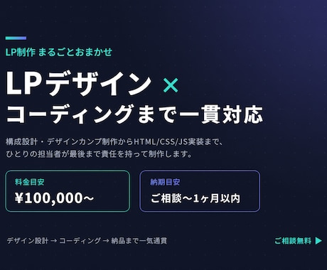 LPをデザインします イメージ1