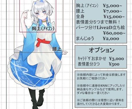 TRPG立ち絵、アイコンイラストを描きます TRPG、ゲーム、配信やアイコンイラストを制作します！ イメージ2