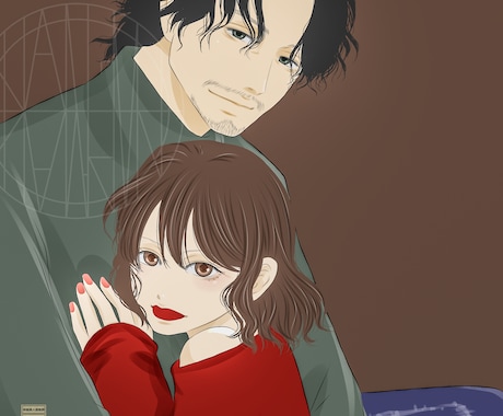 目力で目を引く！個性派キャラ絵、お描きします ◆心の中に居る【その人】の具現化を物書き兼業絵師がサポート！ イメージ2