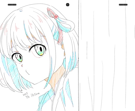 アニメ原画風1枚絵描きます 絵柄寄せ〇アニメ原画風イラスト描きます イメージ2