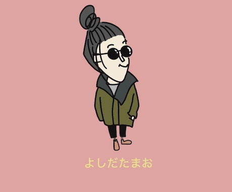 その2✏︎カジュアルテイストの人物を描きます パキッとビビットなカジュアルテイストの人物イラスト描きます。 イメージ1