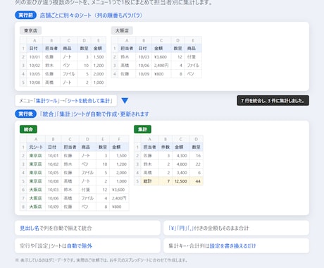 GAS・Excelで面倒な作業を自動化します イメージ1