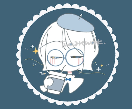 商用利用OK!SNS用のアイコン(顔+襟)描きます 個性を活かしたアイコンイラストをお届け✨ イメージ1