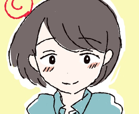 ゆるふわアイコン・似顔絵お描きします SNS用！ゆるふわにイメージを変えたい方にφ(｡｡*) イメージ1