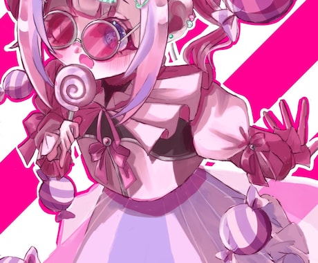 アイコンや立ち絵、一枚絵など描きます ♡貴方の「可愛い」をイラストにします！♡ イメージ2