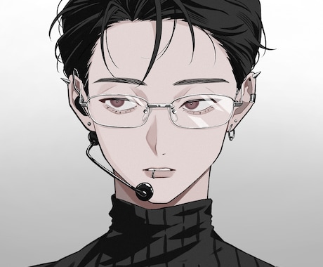 商用OK!!かっこいい子のアイコンイラスト描きます SNSで使用するアイコンを描きます！ イメージ1